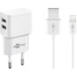 goobay Dual Apple Lightning charger set Adapter 5V